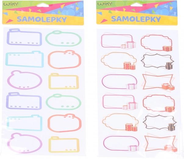 Zelfklevende naamlabels