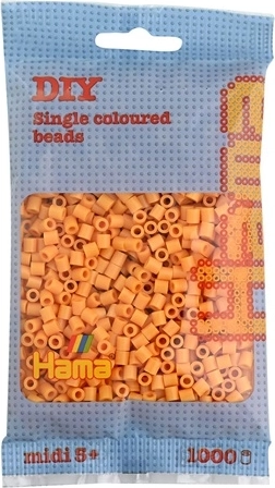 Hama midi strijkkralen oranje 1000 stuks