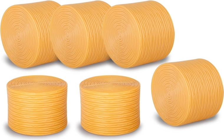 JAMARA grote ronde strobalen, 6 stuks