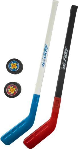 Kinderhockeysticks met puck