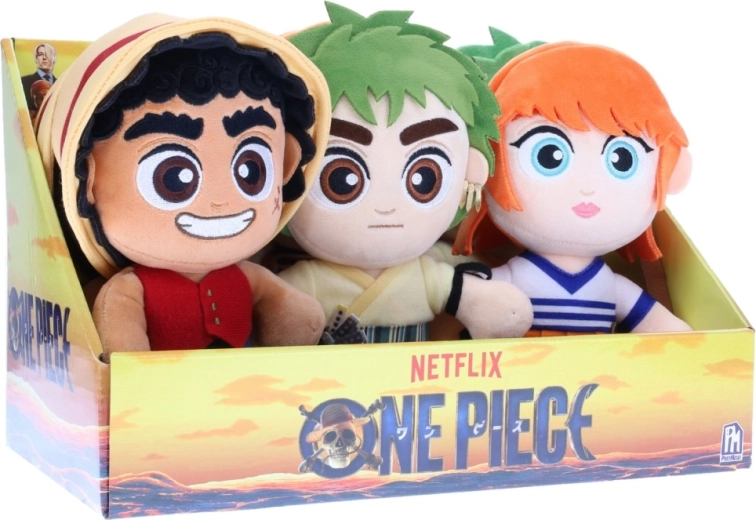 One Piece pluchen figuur – display 9 stuks