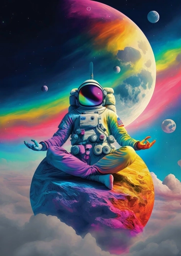 Puzzle Art Puzzle ruimtelijke rust 1000 stukjes