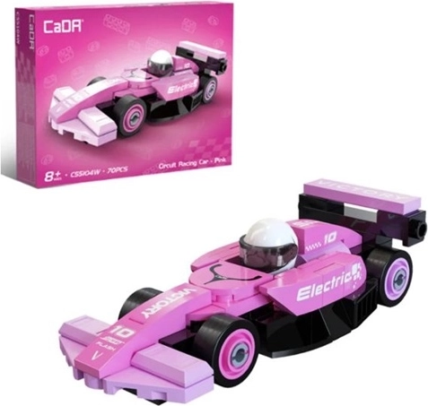 Cada bouwset Circuit Racing Car – roze sportwagen