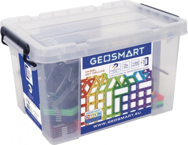 Magnetische bouwset GeoSmart Deluxe Wielenset