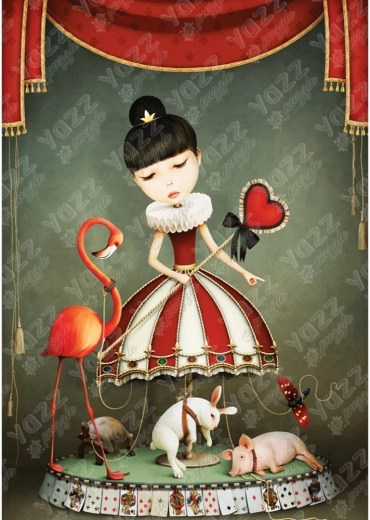 Puzzel Meisje van de Kermis 1000 stukjes