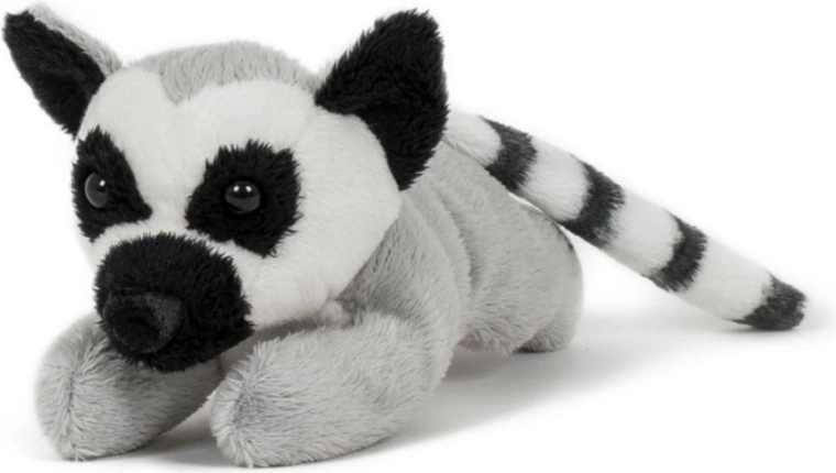 Pluchen ringstaartmaki liggend 18 cm