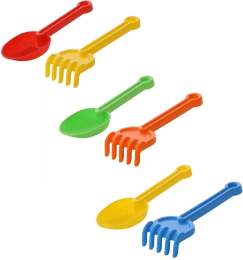 Zandset met schep en harkje