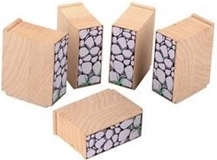 Pilaren 6,5 cm, 4 stuks