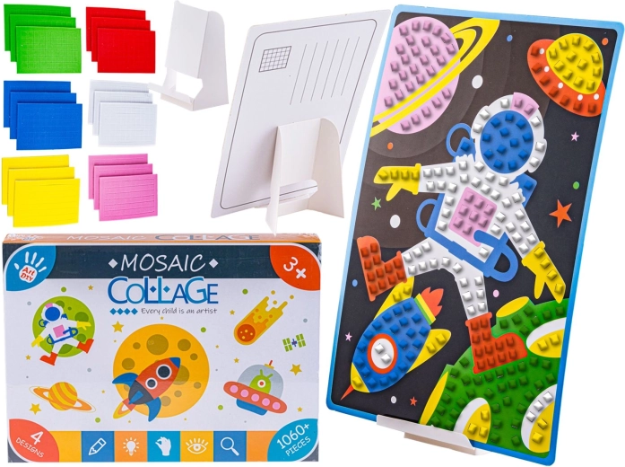 Creatieve mozaïek en collage met schuimstickers ruimte - 1 stuk