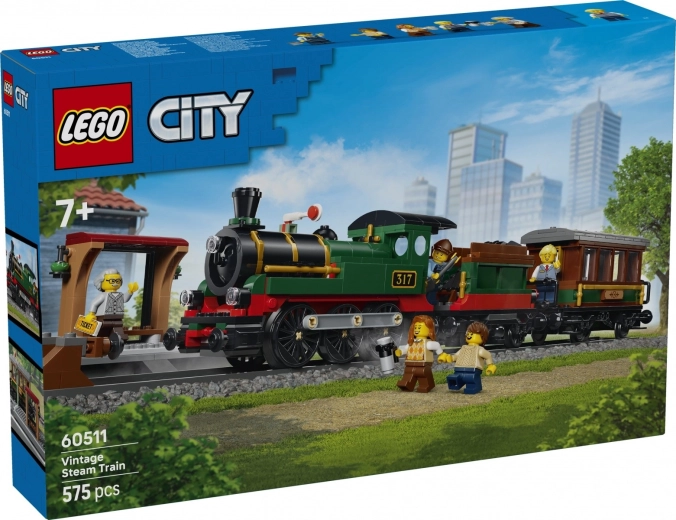 LEGO City retro stoomtrein
