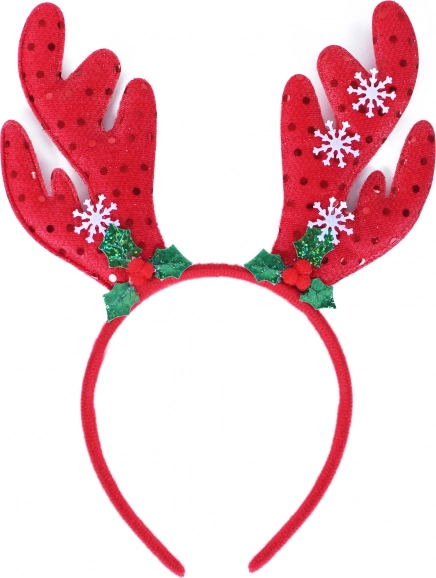 Kerst haarband met rendiergewei voor kinderen