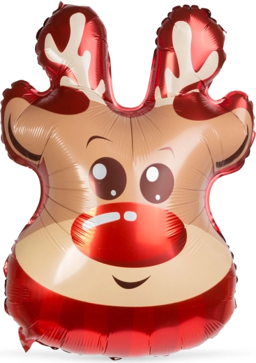 Kerstfolieballon rendier 70 × 48 cm