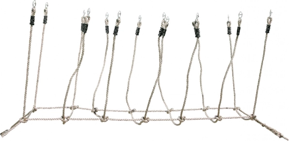 small foot Touwbrug voor kinderen voor de tuin en speeltuin