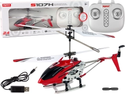 RC helikopter SYMA S107H 2,4 GHz – rood