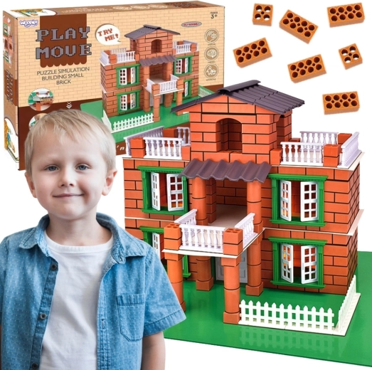 Woopie bakstenen bouwset villa 357 onderdelen