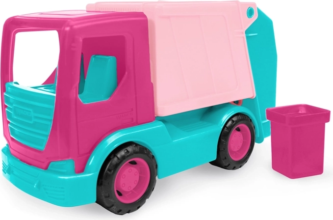 Wader TechTruck roze vuilniswagen