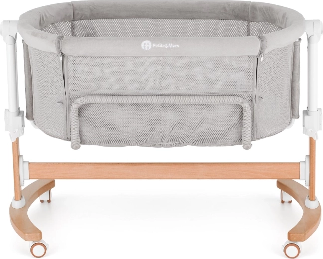 Kinderbed 2-in-1 met wiegfunctie Glory Mocha Beige PETITE&MARS