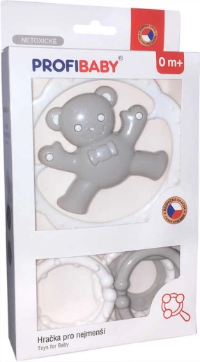 Profibaby rammelaar beertje met vormen en bijtring voor baby