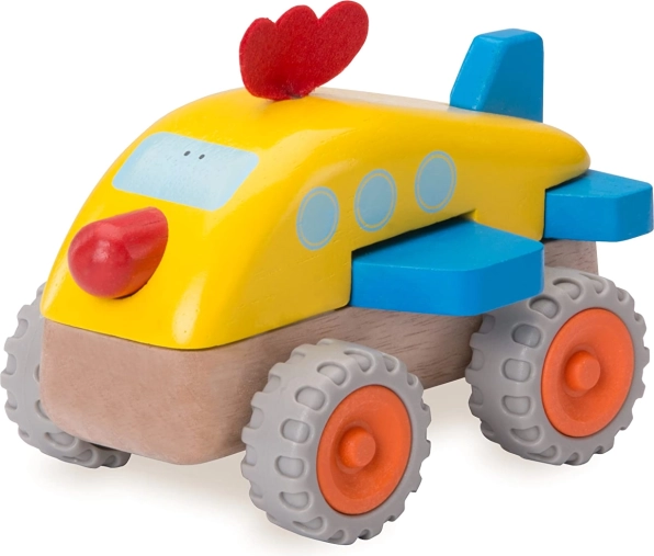 Wonderworld houten mini vliegtuigje kuiken