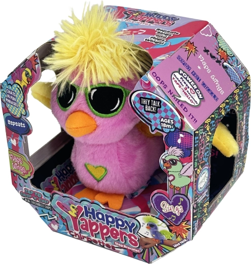 Steppos Happy Yappers Dottie interactieve pluchen vogel