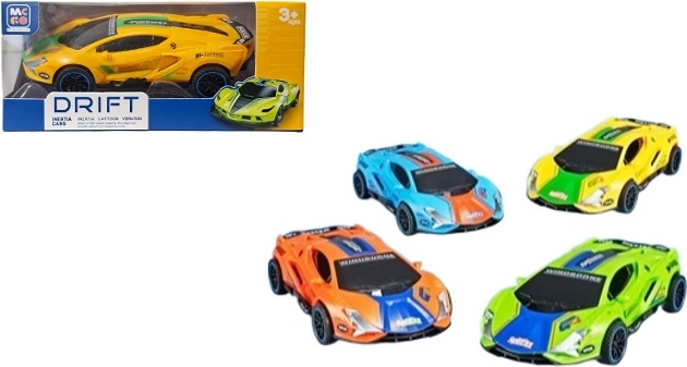 Sportieve driftauto met terugtrekmotor