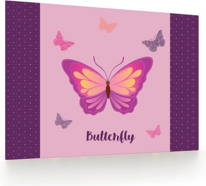 Bureau-onderlegger met vlindermotief 60 × 40 cm