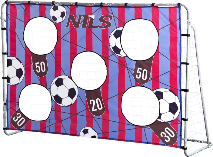 Voetbaldoel met trainingspaneel NILS NT7788