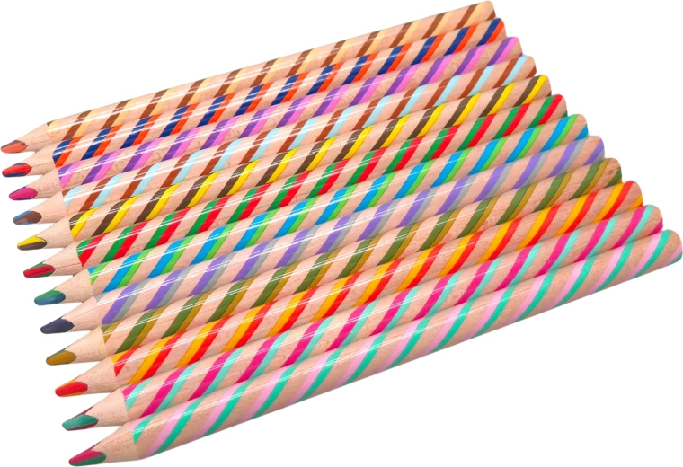 Magische regenboog jumbo kleurpotloden – set van 12 stuks