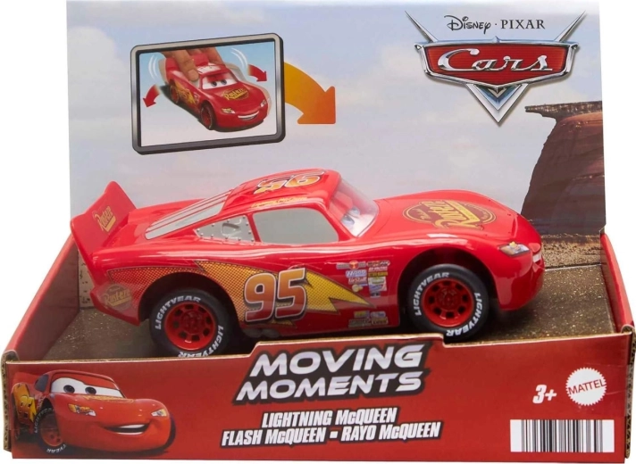 Mattel Cars Zygzak McQueen met beweeglijke gezichtsuitdrukking