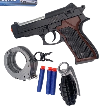 Politiewapen met accessoires