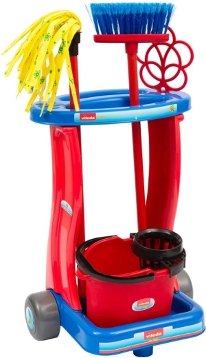 Schoonmaakset met Vileda-trolley