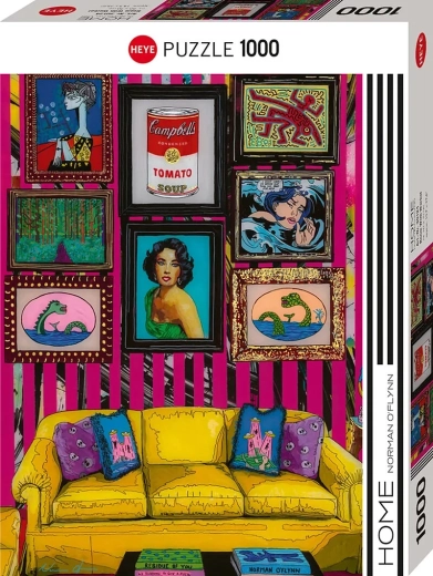 HEYE puzzel Kamer met Warhol 1000 stukjes