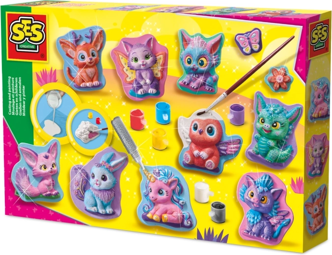 Gieten en schilderen – schattige fantasiefiguren