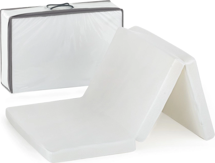 Opvouwbaar reis matras Petite&Mars Foldie White
