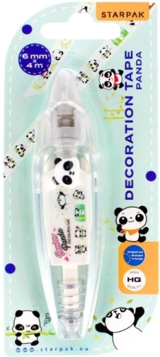 Decoratieve tape Panda 6 mm x 4 m