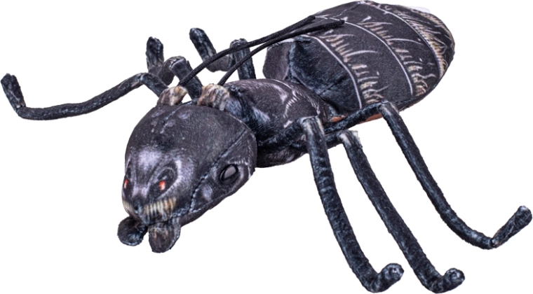 Pluche mier zwart 20 cm