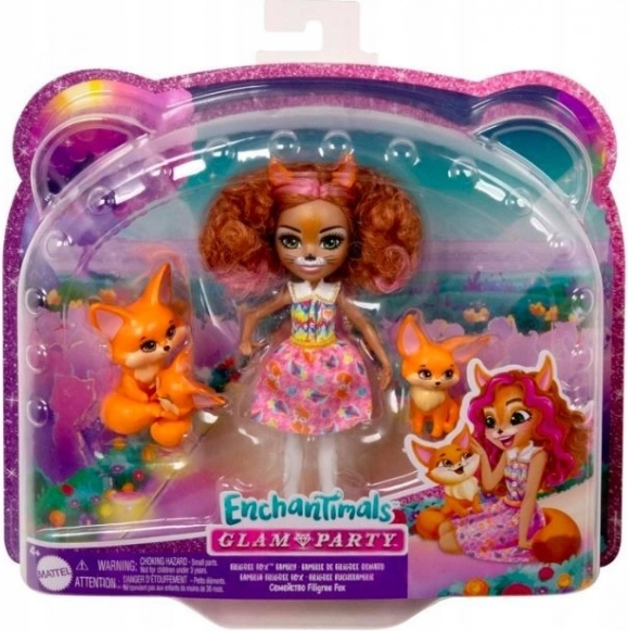 Enchantimals Filigree Fox met haar vossenfamilie