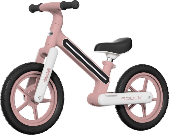 CHIPOLINO loopfiets Spark roze met verlichting