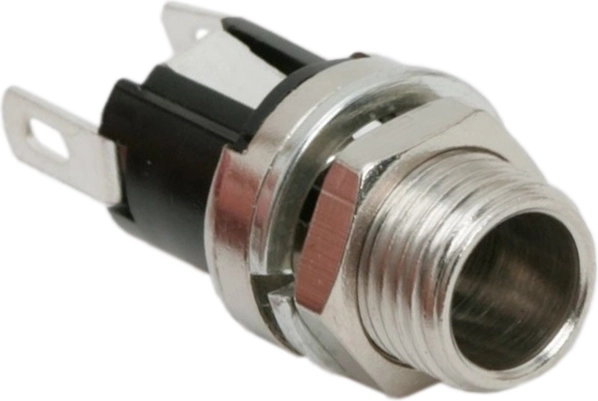 Inbouwbare DC-aansluiting 5,5 × 2,5 mm
