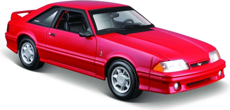 Model FORD MUSTANG SVT COBRA 1993 rood 1:24
