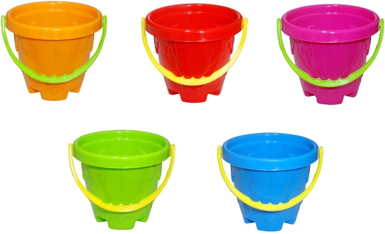 Plastic emmer Kasteel – kinderzandemmertje