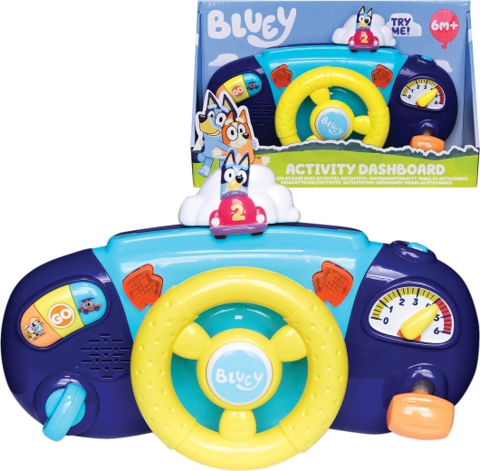 Interactief Bluey-stuur met licht en geluid