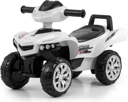 Milly Mally loopfiets voor kinderen Monster wit