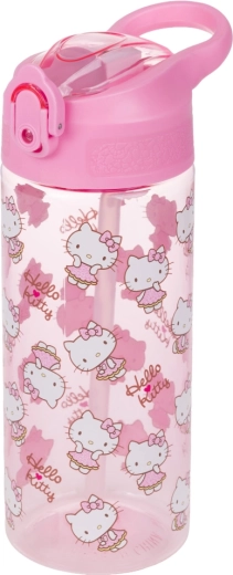 Tritan drinkfles met rietje Hello Kitty Sweet Leopard 500 ml BAAGL
