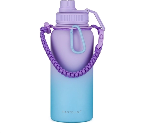 Thermosfles met dubbele roestvrijstalen wand 950 ml – paars