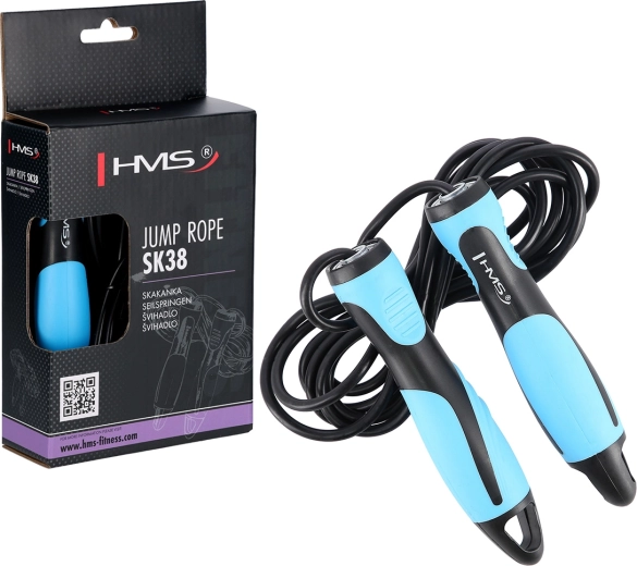 Springtouw met lagers en ergonomische handgrepen HMS