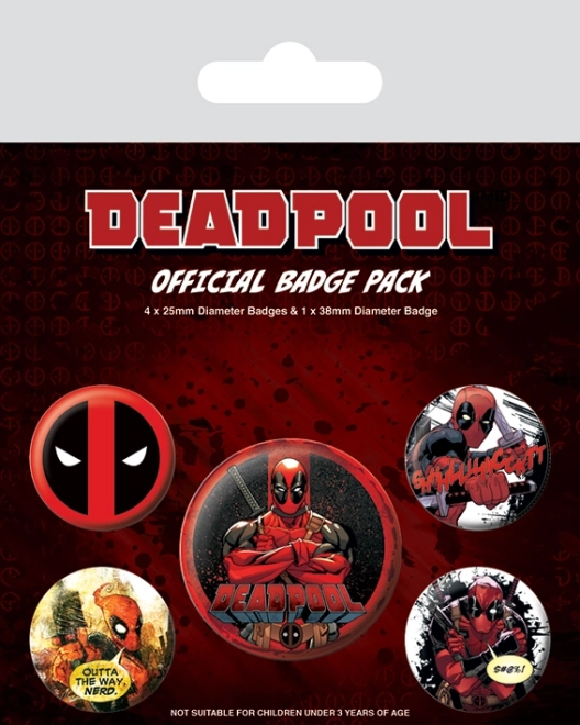 Set Deadpool-badges
