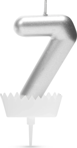Taartkaarsje nummer 7