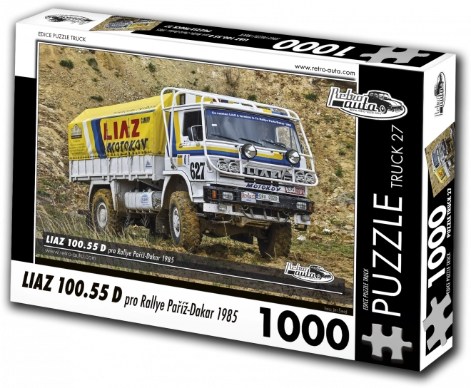 Puzzel RETRO-AUTA LIAZ 100.55 D Rally Parijs–Dakar 1000 stukjes