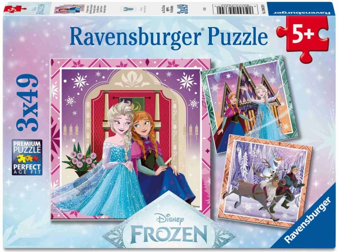 Ravensburger puzzel Disney: Frozen 3x49 stukjes